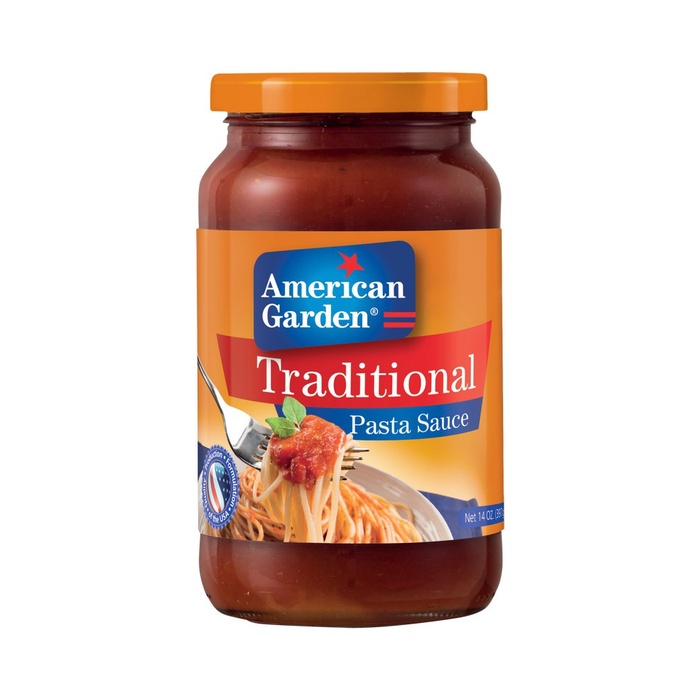 

American Garden Traditional Pasta Sauce 397gr - Saus Pasta
