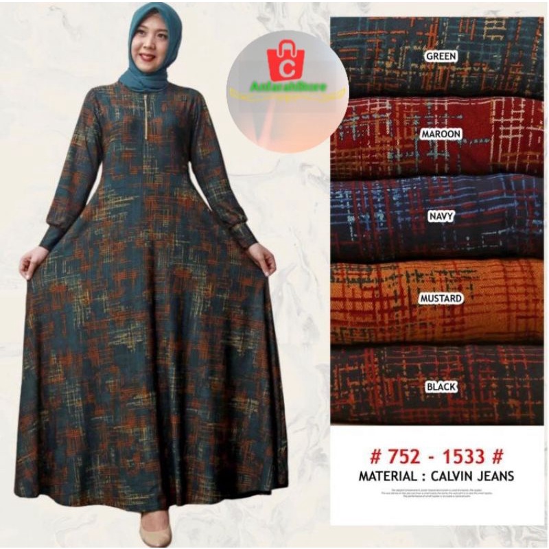 Gamis Calvin Jeans Busui by Anfarah