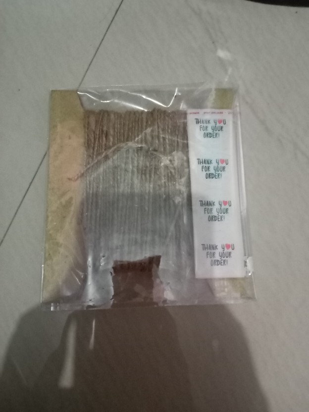 Sticker Label Thank You For Order