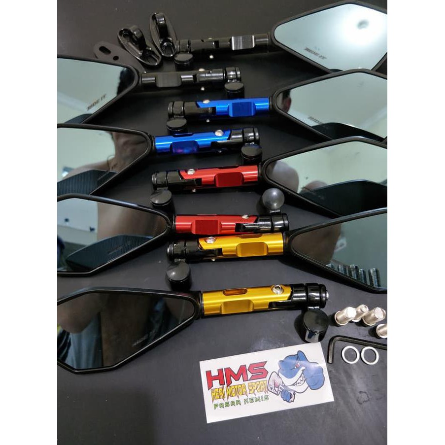 Spion Tomok V-5 Big Variasi Semua Motor Nmax,Aerox,Ninja R,Rr Mono Promo Gila