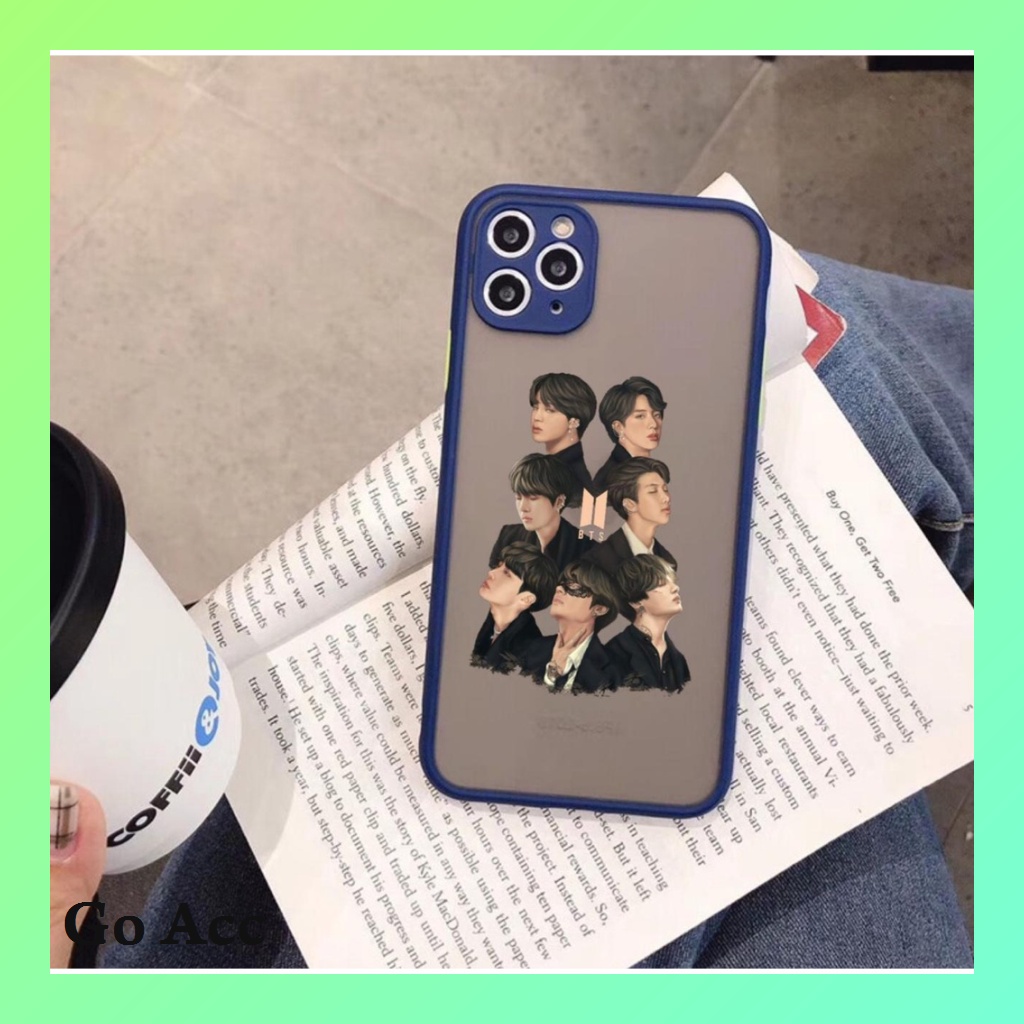 Casing Soft Kamera AA08 BTS for Infinix Hot 8 9 10 10s 10t 11 11s NFC 12 12i Play Note 7 Lite Pro Smart 4 5 6 6+ HD 5G