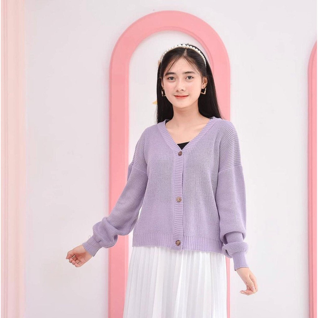 KALILA - SHIREEN Cardy Cardigan Rajut Wanita Dewasa | Kardigan Rajut Wanita