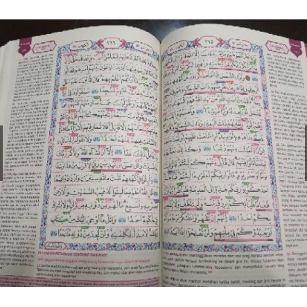 AL QURAN AR RISALAH A4 TAJWID WARNA WAQAF IBTIDA