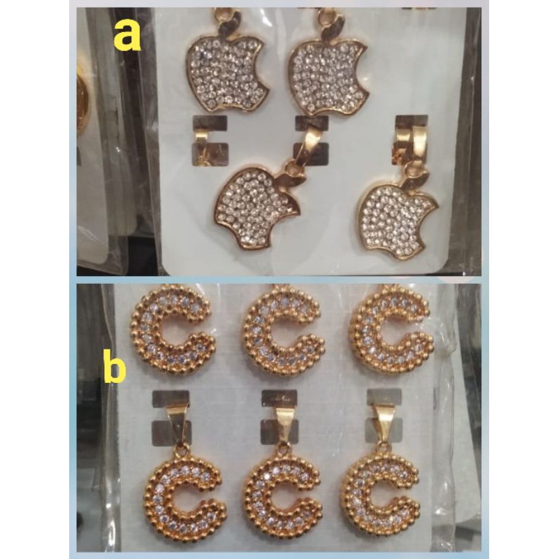 liontin kalung xuping wanita berlapis emas b01 dengan mata zircon b01.