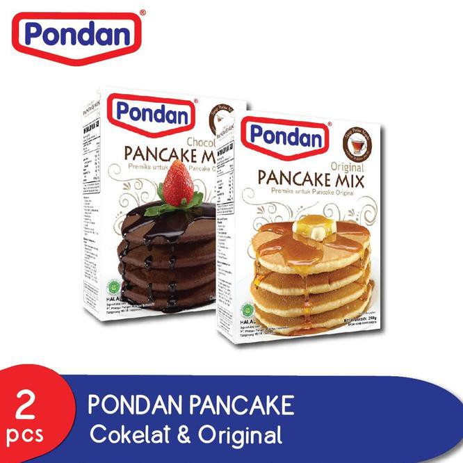 

I9AT PONDAN PANCAKE COKELAT 250G & PANCAKE ORIGINAL 250G 32TO