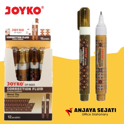 

Correction Fluid | Tipex Joyko Batik CF 223 - Lusinan - 12pcs