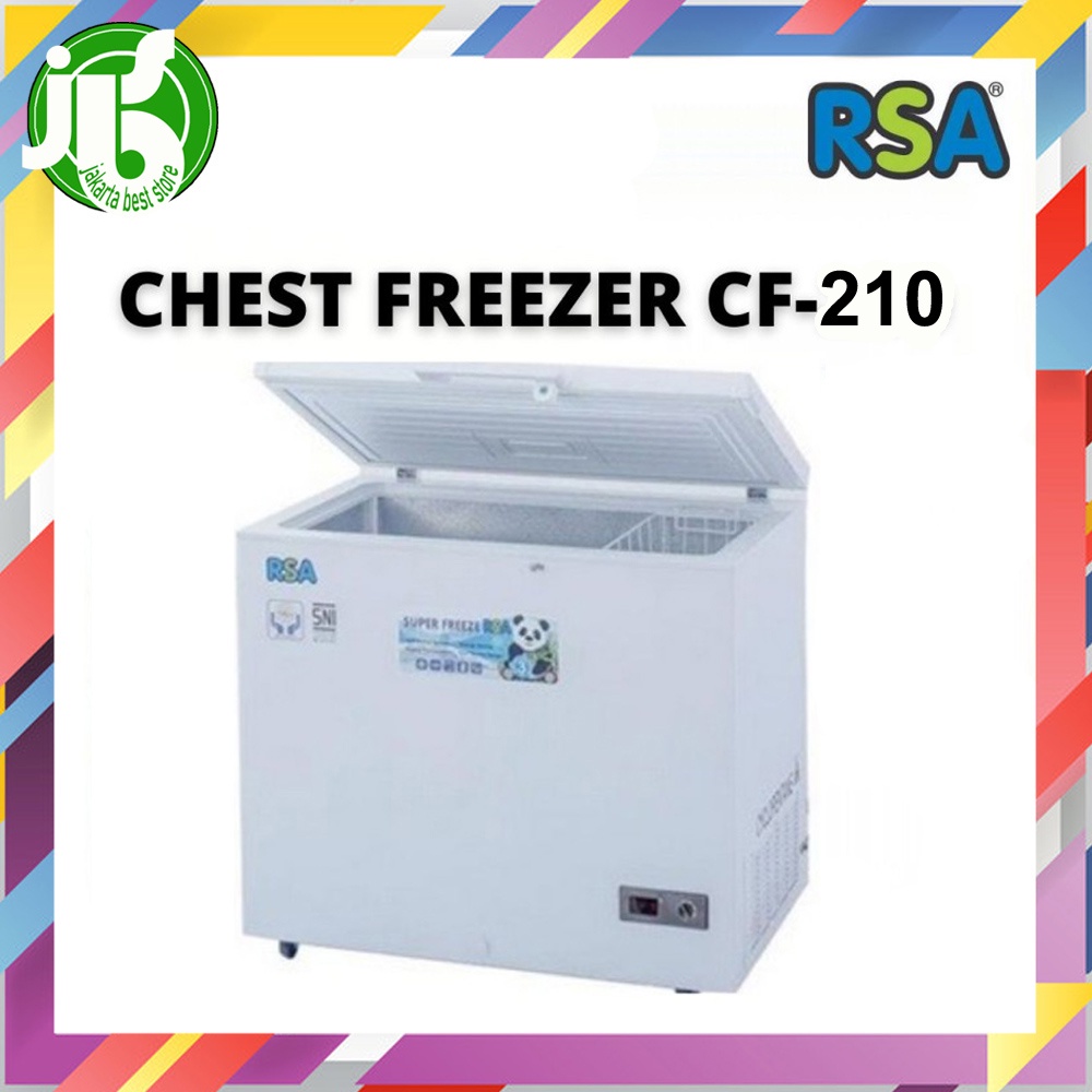 CHEST FREEZER RSA 200 LITER KULKAS DAGING CF 210 BOX PEMBEKU