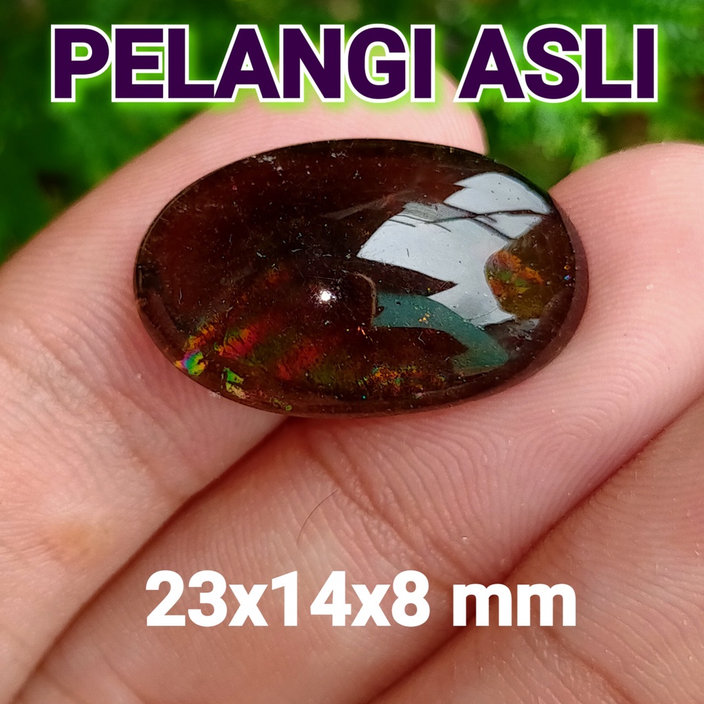 BATU KECUBUNG PELANGI TEH ASLI KALIMANTAN BKN AKIK RUBY YAKUT CINCIN MULIA SAFIR PRIA OPAL PERMATA