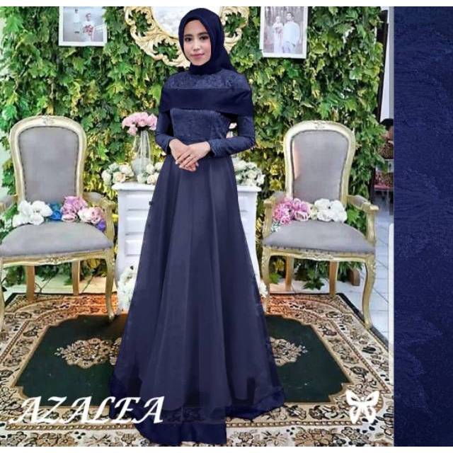 ELDE 5 - SALE New Azalea jaquard maxi pesta atas bahan jaquard.embosh mewah bawah maxmara dilapis tile