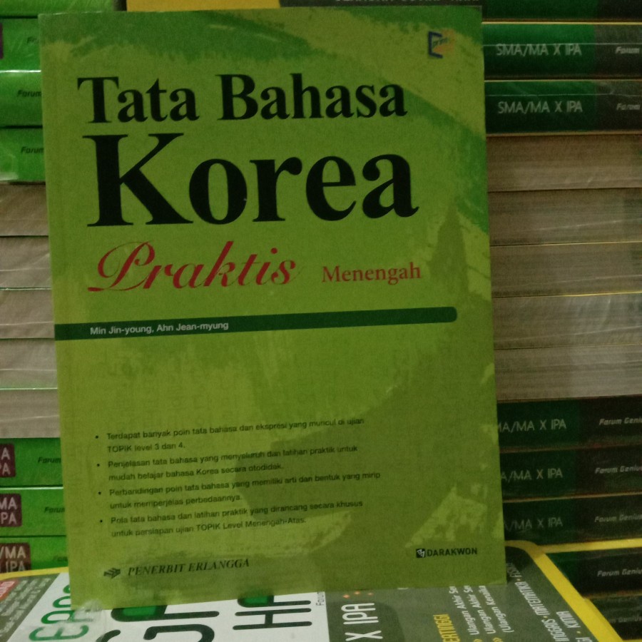 

BUKU TATA BAHASA KOREA PRAKTIS MENENGAH MIN JIN-YOUNG, AHN JEAN-MYUNG
