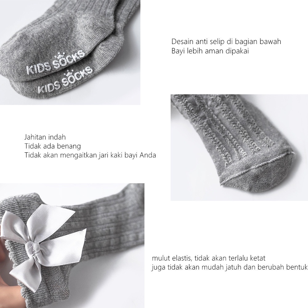 [BISA COD] Kaos Kaki Anak Pita Fashion / KAOS KAKI ANAK PEREMPUAN PITA