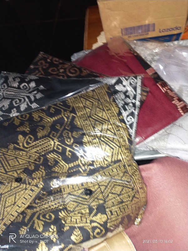 M-l-xl-xxl Batik Tunik Wanita Asj Sa Hrb026 Kenongo Pekalongan Sogan Tulis