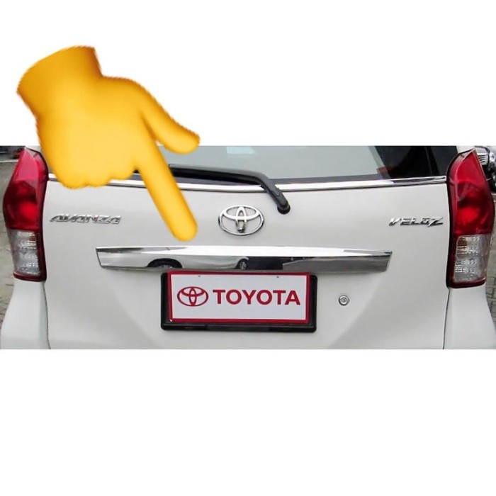 Onderdil Mobil TRUNKLID TRUNK LID LIST BELAKANG ALL NEW AVANZA XENIA VELOZ FULL CROM