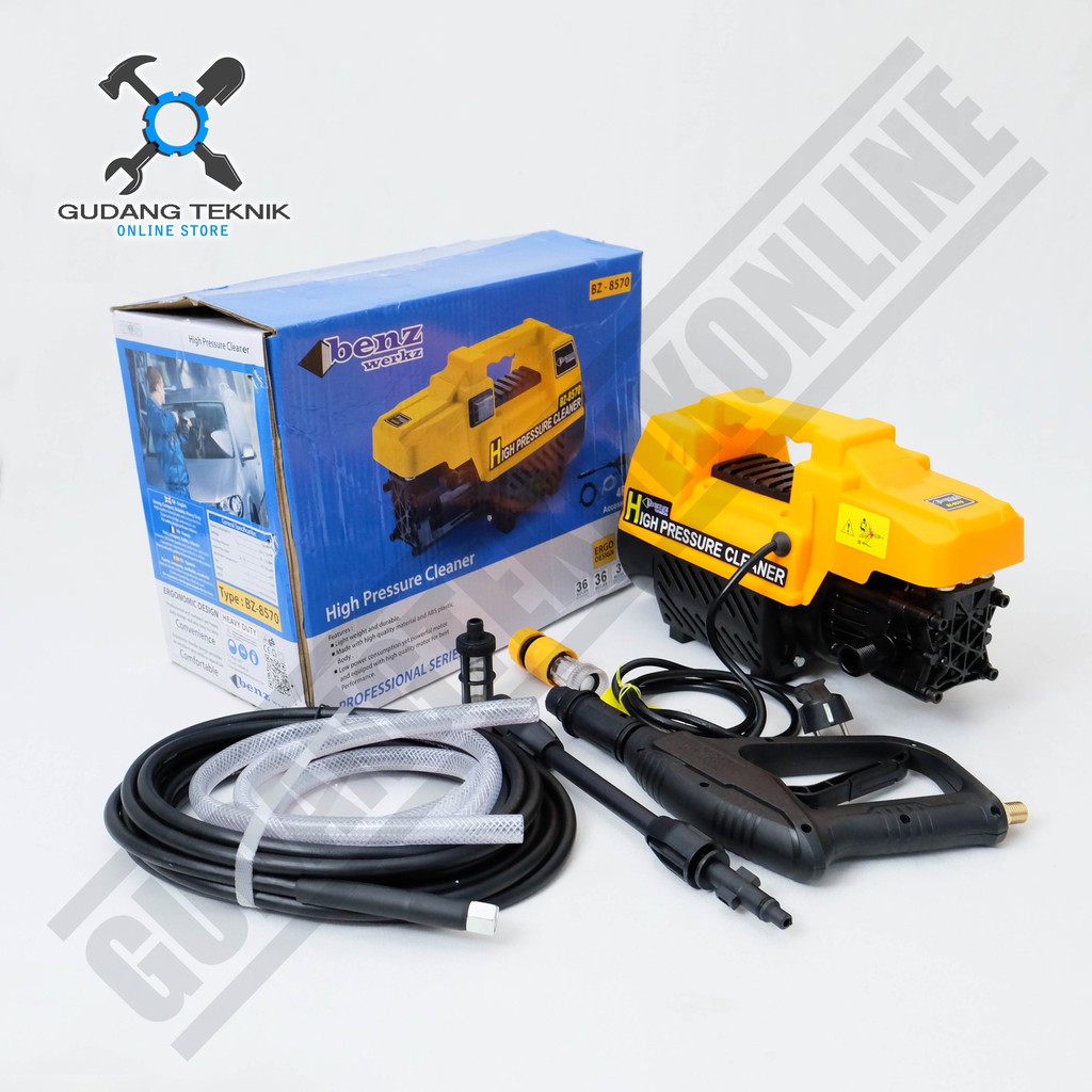 Alat Mesin Cuci Motor Mobil Steam  BZ-8570 AP-JC8570 BENZ AUTOPRIME / Jet Cleaner BENZ AP 8570 JC  - High Pressure Washer BENZ JC-8570