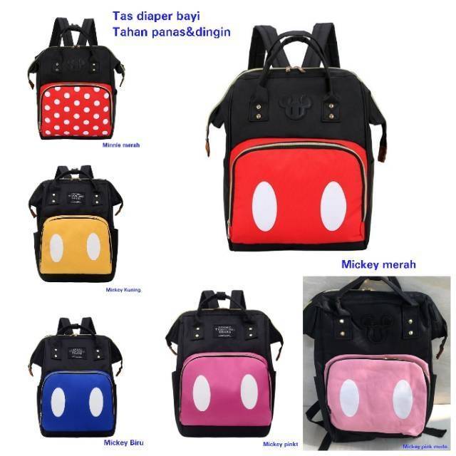 Tas RANSEL Diaper mickey&amp;minne  terlaris