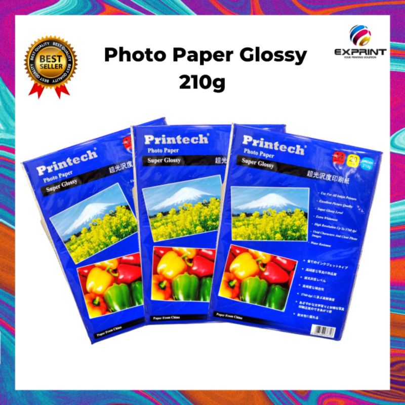 Glossy Photo Paper 210gr A4