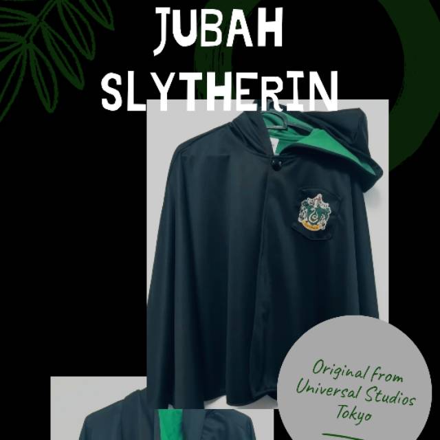 Jubah Harry Potter Slytherin [Original Universal Studios Japan]