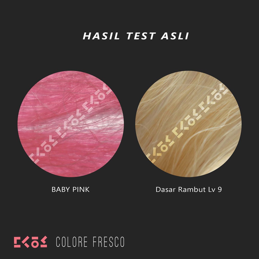 CF-BP COLORE FRESCO - BABY PINK color cream cat pewarna rambut pastel pink