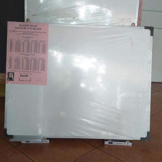 

[COD] papan tulis 60 x 80cm/white board 60x80 cm TERMURAH Kode 995