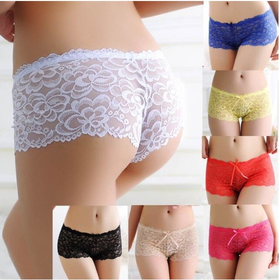 Celana dalam pendek lacy brief simple impor baru