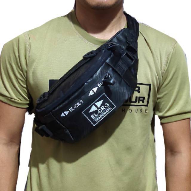 Tas waist bag / waistbag crossbody pinggang El cr3 distro murah