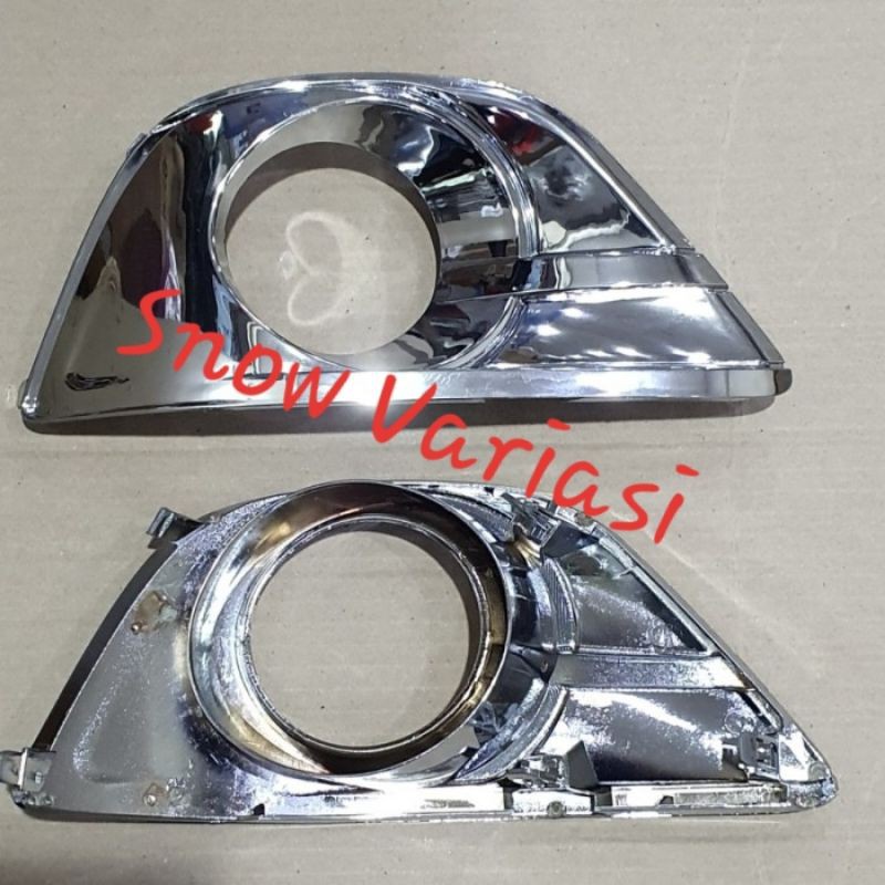 Cover Foglamp Fog lamp lampu kabut chrome grand innova 2011 2012 2013