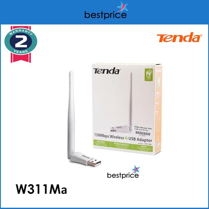 Tenda W311Ma Wireless N150 Mini High Gain USB Adapter