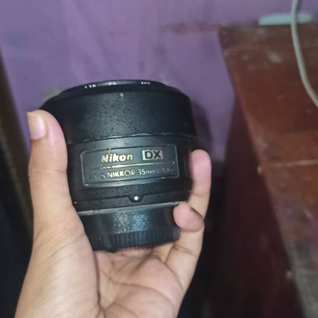 Nikon AF-S DX 35mm F/1.8G Autofocus Lens For D3200/D3300/D3400  SECOND