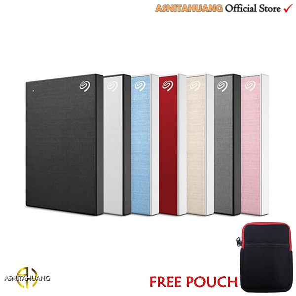 Seagate One Touch 2TB HDD - HD - Hardisk External 2.5" Free Pouch