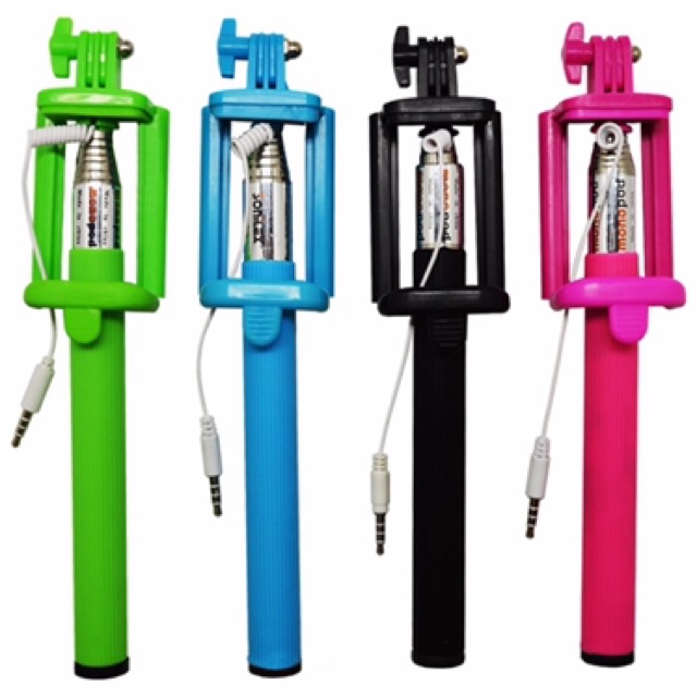 Tongsis Full Warna / Selfie Stick Full Color Tombol Narsis