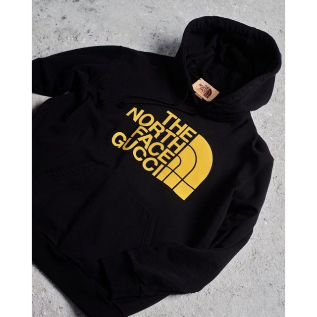 HOODIE GUCCI X TNF PRIA WANITA COD COTTON FLEECE