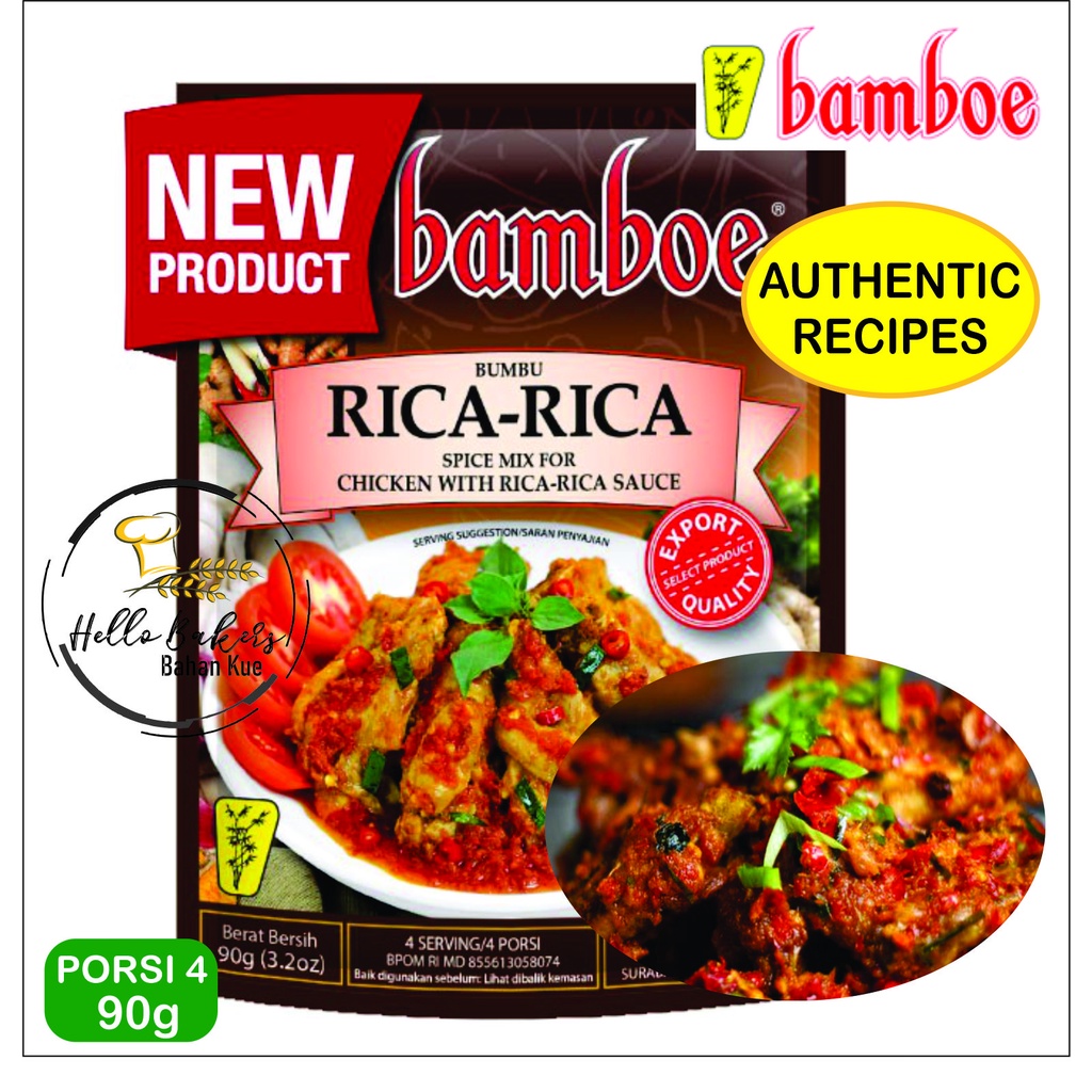 

BUMBU BAMBOE RICA RICA 90 GR / BUMBU INSTANS BAMBOE / BUMBU RICA RICA