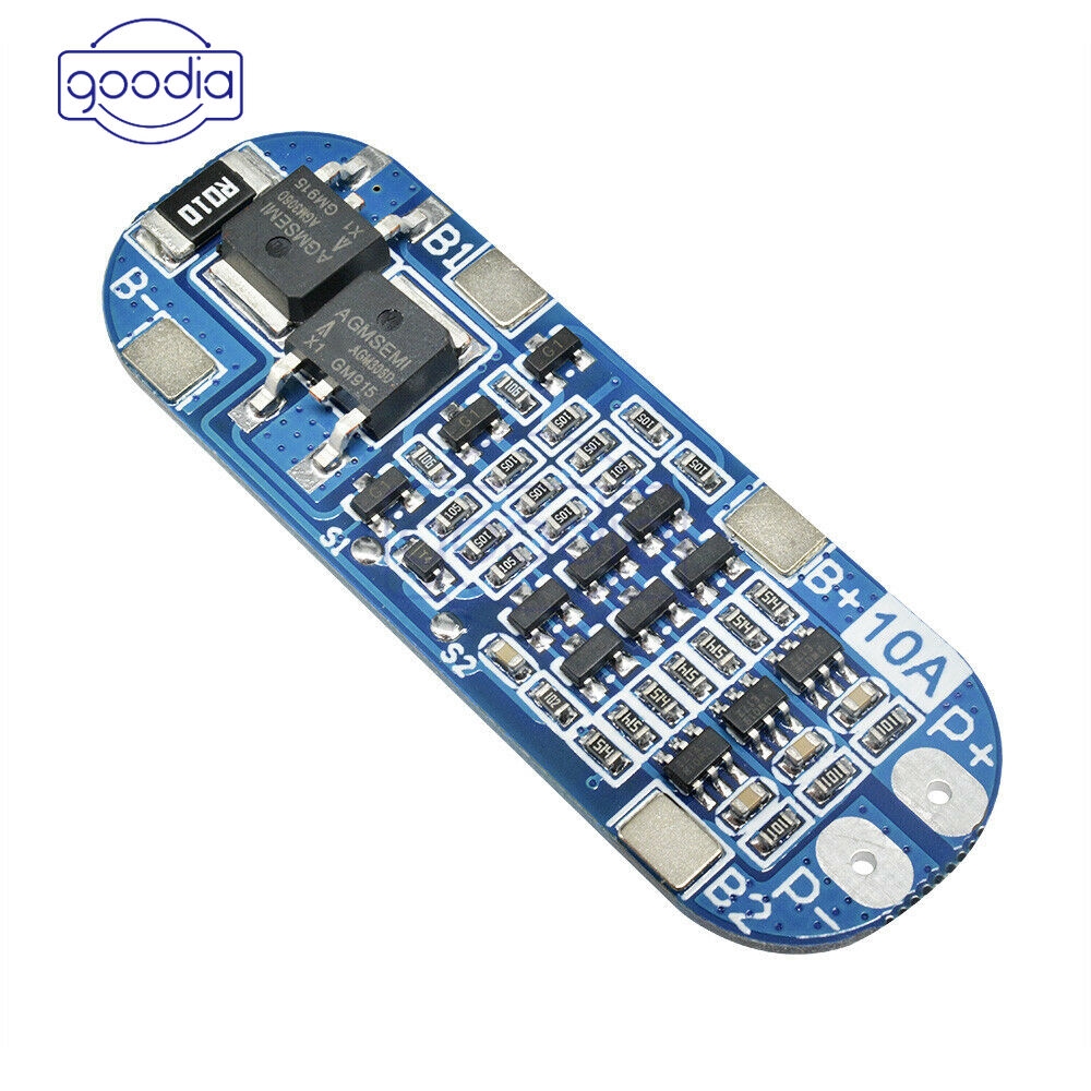 Papan Pcb Pelindung Baterai Lithium Li-Ion 3s 10a 11.1v 12.6v 18650