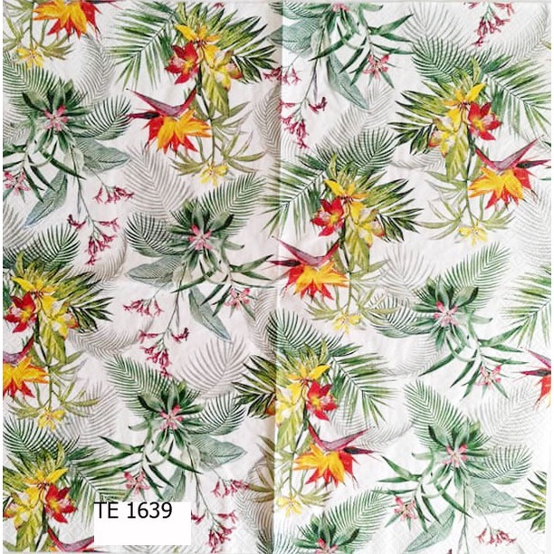 TISU NAPKIN DECOUPAGE EROPAH 33X33 CM TE 1639 TTS