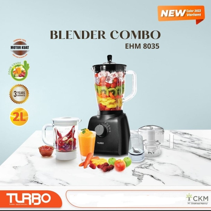 Blender Turbo LENGKAP EHM8035 + Chopper