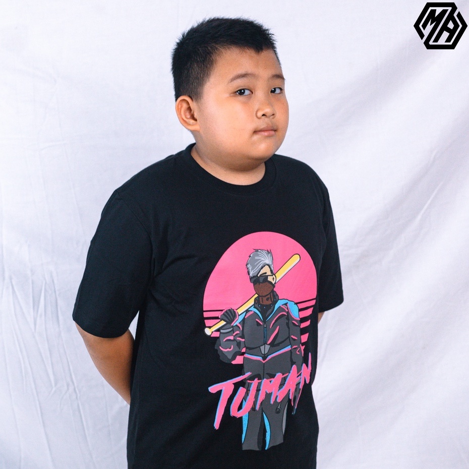 KAOS ANAK TUMAN | TSHIRT MILLIART X RIZALMUK | TUMAN Free Fire [KIDS SIZE]