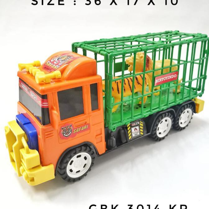 Hanya Disini] Mainan Anak Mobil Truk Hewan Gbk 3014 Kr / Animal Truck Friction