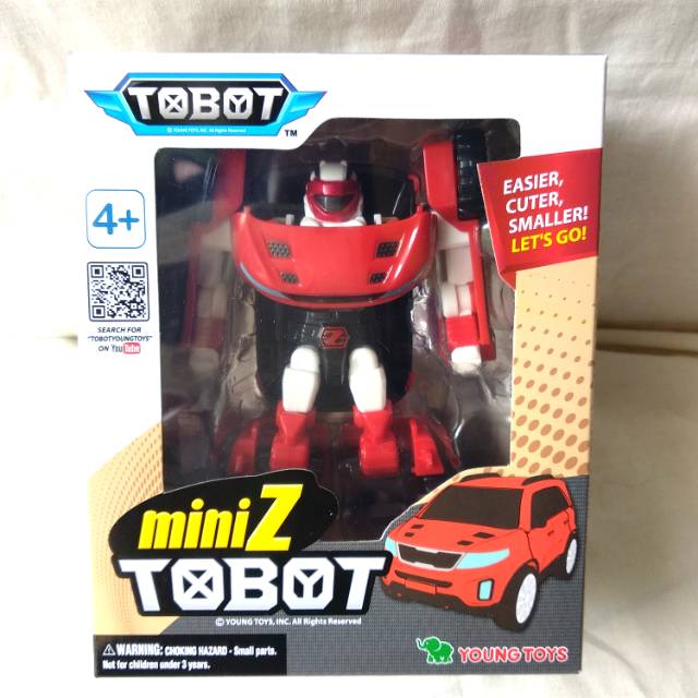 Tobot Mini Z Tobot Red Color Car Model Original By Young Toys