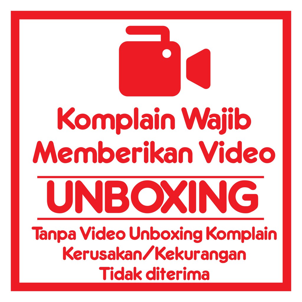 

Stempel Unboxing Fragile Pecah Belah Alamat Lunas dll Model Flash Murah BERKUALITAS (Maks 16cm2)