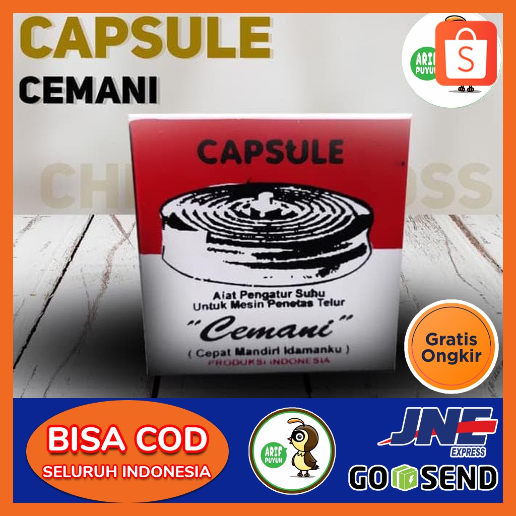 Termostat Kapsul Thermostat Capsule merk CEMANI Penetas Tetas Telur