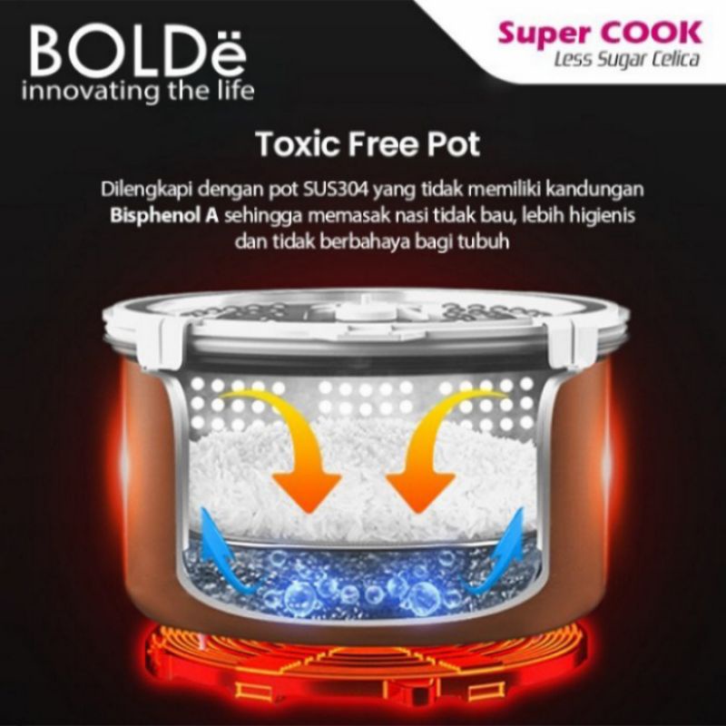 BOLDë Super Cook Less Sugar Celica 1.2L