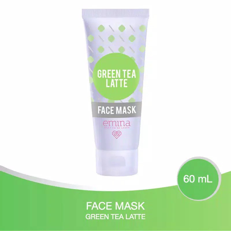 ❣️Rakkistore99❣️ Emina Face Mask Green Tea Latte 60ml (100% Original)