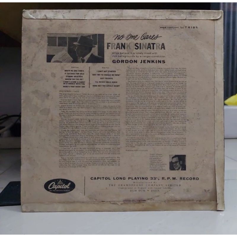 Vinyl Piringan Hitam PH 12&quot; Frank Sinatra