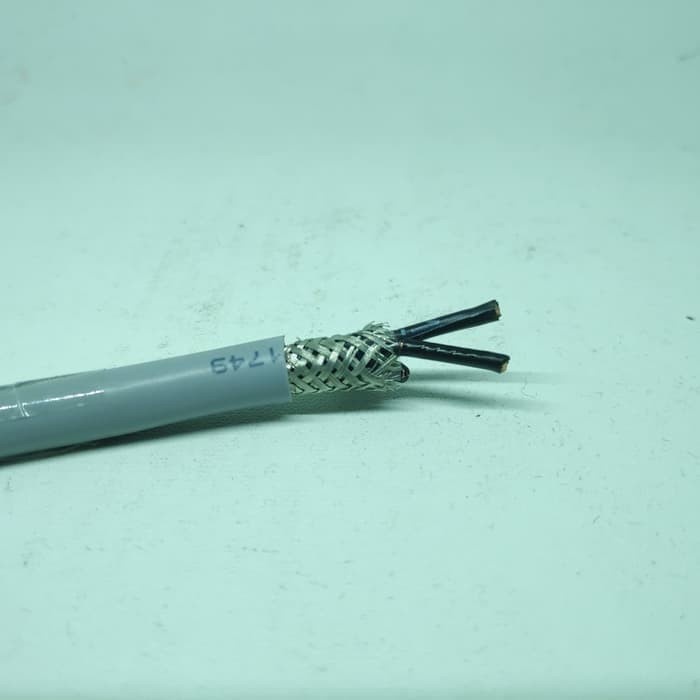 Kabel Screen Control LIYCY 4 x 0.75 mm 4x0.75 mm Abu Abu Meteran