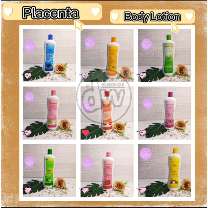 Jual Placenta Hand Body Lotion 500ML Bpom [Wangi Bunga Yang Segar