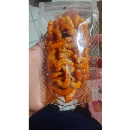 

makaroni kering pedas enak renyah