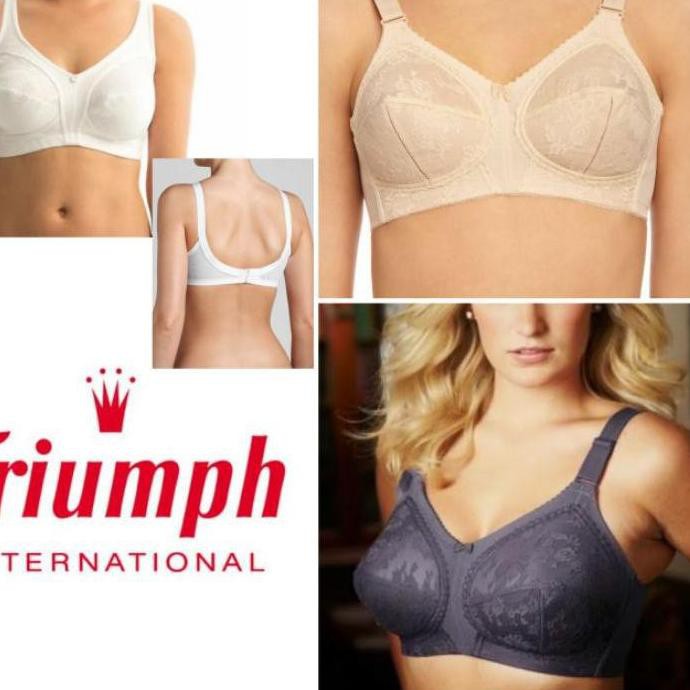 Tidak Diragukan.. Grosir 7BW9D TRIUMPH BRA TANPA KAWAT 34b,36b,38b,40b,42b 99 Ready