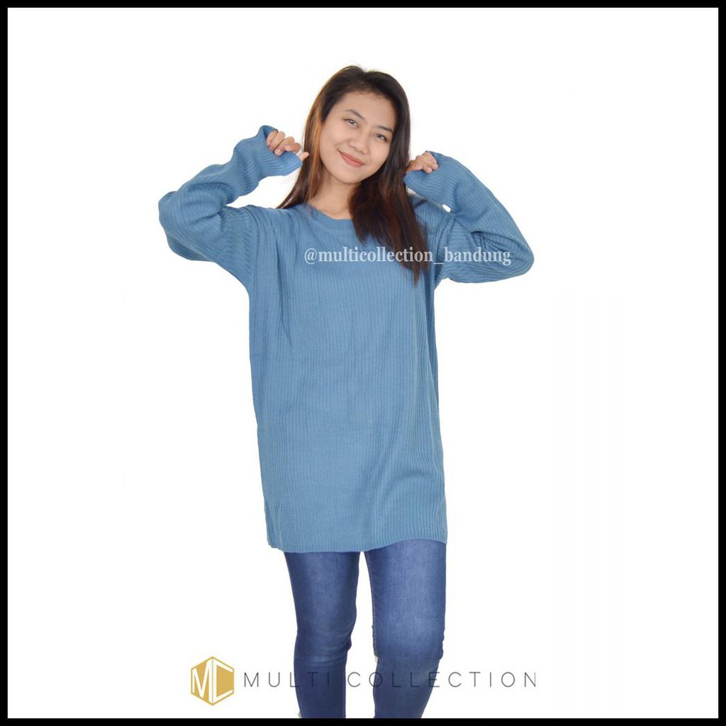 Mc Boxy Jumbo  Sweater Rajut  Wanita Baju  Rajut  Korea Baju  