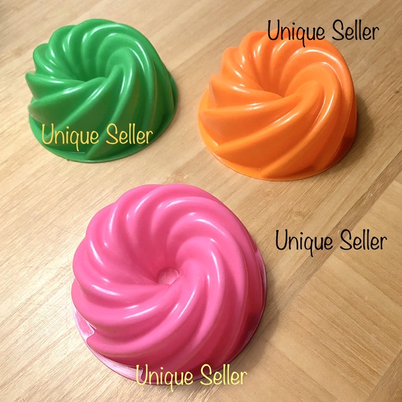 [6 pcs] Cetakan Twister Besar Jumbo Plastik isi 6 / Cetakan Puding Pudding Nasi Bento Kue Bolu Twister Besar Jumbo / Cetakan Jelly Jeli Jelli Agar Ager Twister Besar Jumbo / Cetakan Puding Ulir Spiral Viral / Cetakan Puding Bolu Sultan