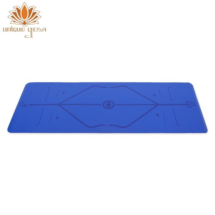 Unik Matras Yoga / Travel Mat Yoga Align 2,5 mm Biru Tua Sekelas Lululemon Murah